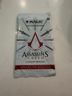 NEW Sealed MTG Assassin's Creed Collector Booster Pack - Image 1