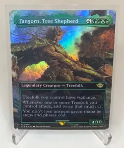 MTG Fangorn, Tree Shepherd Extended Art Foil #415 LTR Magic the Gathering - Image 1