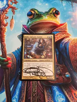 MTG Sydri, Galvantic Genius - Commander 2013 - Signed By Artist LP - Image 1