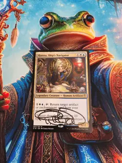 MTG Hanna, Ship's Navigator - Commander 2016 - Signed By Artist LP - Image 1
