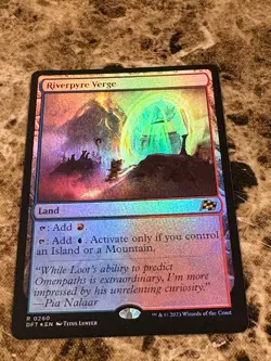 RIVERPYRE VERGE Magic MTG Aetherdrift Foil - Image 1
