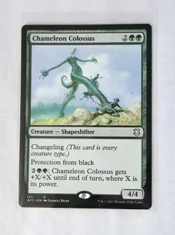 MTG Chameleon Colossus Commander: Adventures in the Forgotten Realms 153 Regular - Image 1