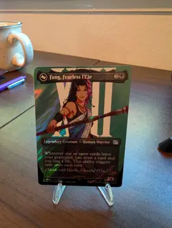 Fang, Fearless l'Cie (Borderless) (Surge Foil) #526 NM Final Fantasy Magic MTG - Image 1