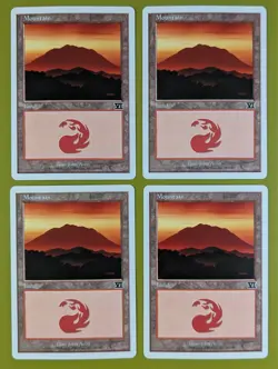 Mountain (343) x4 Classic Sixth Edition 6th 4x Magic the Gathering MTG - Image 1