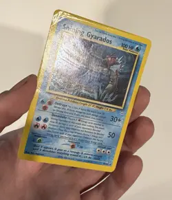 Pokemon TCG Shining Gyarados Holo Secret Rare Neo Revelation 65/64 DAMAGED - Image 3