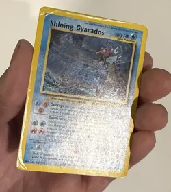 Pokemon TCG Shining Gyarados Holo Secret Rare Neo Revelation 65/64 DAMAGED - Image 4