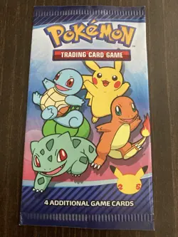 McDonald’s 2021 Empty Booster Pack Wrapper Rare Vintage Pokemon Wrapper-Only - Image 1