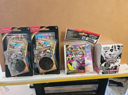 (3) Pokemon Mega Evolutions Packs and White Flare Booster Bundle - Image 1
