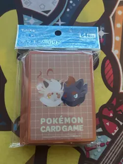 Pokemon Center Card Sleeves - Hisuian Zorua - Japanese Import - 64 Count - Image 1