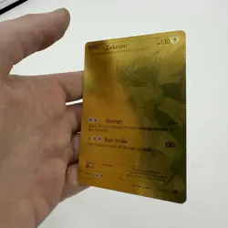 Pokemon Zekrom Gold 115/113 Full Art Secret Rare Legendary Treasures Holo TCG - Image 2