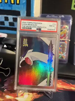 Pokemon PSA 8 NM-MT Lugia Revealed #44 The Movie 2000 Topps - Image 1