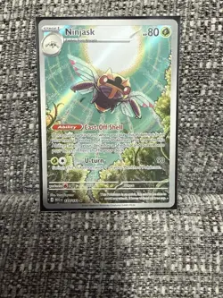 Pokemon TCG Ninjask 137/132 Mega Evolution Illustration Rare Card - Image 1