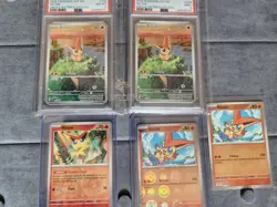 Pokemon Victini 208 Sequential PSA 8&9 Graded Cards Reverse&Pokeballs Included. - Image 1