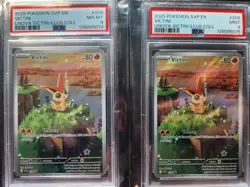 Pokemon Victini 208 Sequential PSA 8&9 Graded Cards Reverse&Pokeballs Included. - Image 2