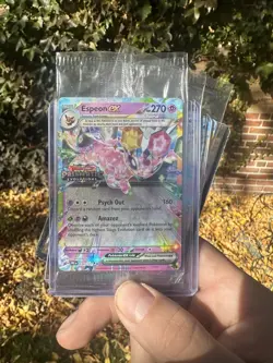 LOT OF 5 Prismatic Evolutions Stamped Surprise Box Sealed Promo Pokemon Cards - Image 2