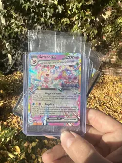 LOT OF 5 Prismatic Evolutions Stamped Surprise Box Sealed Promo Pokemon Cards - Image 3