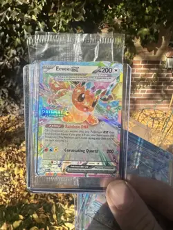 LOT OF 5 Prismatic Evolutions Stamped Surprise Box Sealed Promo Pokemon Cards - Image 4