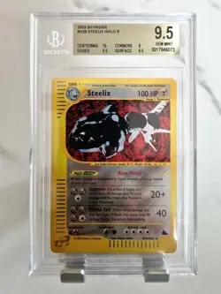 Steelix Skyridge BGS 9.5 Pokemon English H29 2003 - Image 1