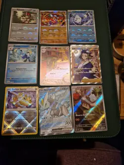 18 X Pokemon Card Bundle Inc: Art Rares Full Arts Pokeballs Radiant EX PROMO - Image 3