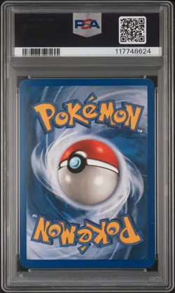 2005 POKEMON EX UNSEEN FORCES GOLD STAR #113 ENTEI-HOLO PSA 8 - Image 2