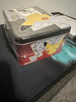 Pokemon 25th Anniversary Celebrations Treasure Chest Lunchbox Tin Factory SEALED - Image 3
