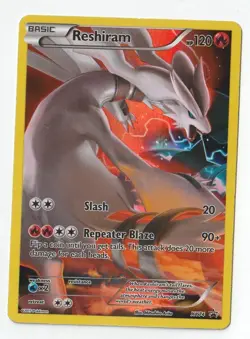 Reshiram Full Art Promo XY74 Black Star 2015 Pokemon TCG - Image 1
