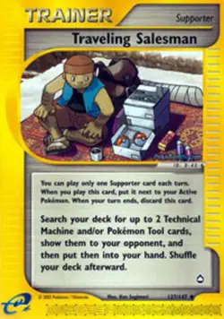 Pokemon - Traveling Salesman - 137/147 - Uncommon - Aquapolis - NM - Image 1