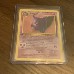 Pokemon TCG Gengar Fossil first edition 20/62 Light Play - Image 1
