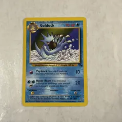 Golduck 35/62 - Fossil Set - 1999 WOTC Pokemon TCG Regular Unlimited - VLP Clean - Image 1