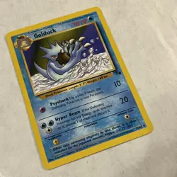 Golduck 35/62 - Fossil Set - 1999 WOTC Pokemon TCG Regular Unlimited - VLP Clean - Image 2