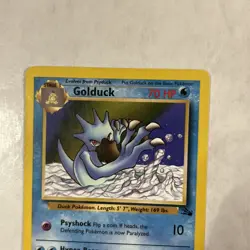Golduck 35/62 - Fossil Set - 1999 WOTC Pokemon TCG Regular Unlimited - VLP Clean - Image 4