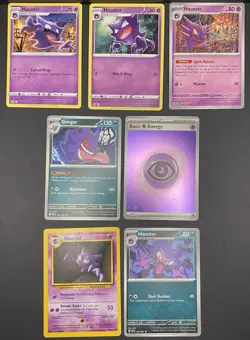 14x Pokemon Cards Gengar Haunter Gastly Lot - Holo XY Vintage Merlin GRADED TCG - Image 4