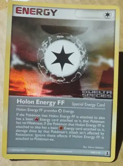 Holon Energy FF 104/113 Rare Reverse-Holo "Stamped" Delta Species Pokemon LP - Image 1