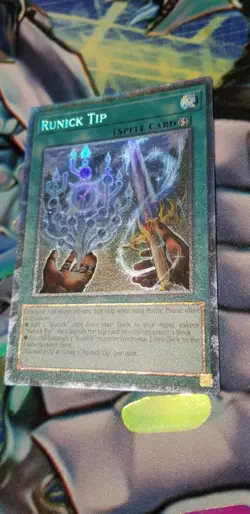 Yu-Gi-Oh! Runick Tip TAMA-EN029 Collector’s Rare 1st Edition NM - Image 1
