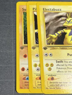 2000 Pokemon 1ST EDITION Neo Genesis NON HOLO Set Cards Lot Grey Stamp Error NM+ - Image 5