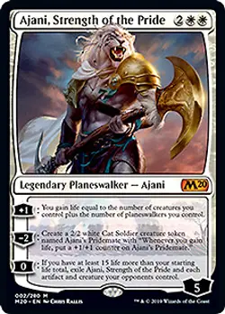 Ajani, Strength of the Pride Core Set 2020 / M20 NM Mythic Rare CARD ABUGames - Image 1