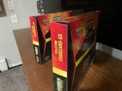 Two (2x) New Pokemon Hidden Fates Charizard GX Collection 4 Packs + Jumbo Card - Image 4