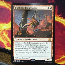 MTG English Dockside Extortionist NM Normal Double Masters 2022 - Image 1