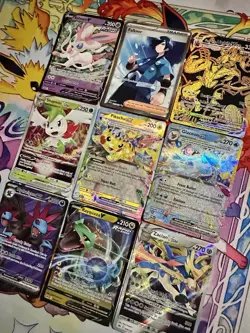 Lot Of 9 Pokemon TCG Set HOLO Rare Cards Assortment Collection IR FA EX - Image 3