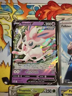 Lot Of 9 Pokemon TCG Set HOLO Rare Cards Assortment Collection IR FA EX - Image 4
