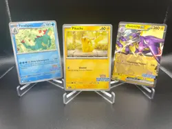 Pokemon Day 2024 Illustration Contest 3 Card Set Feraligatr, Pikachu, Toxtricity - Image 1