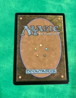 Mox Amber MTG Altered art MAGIC Hand Painted Gold Foil Card -art-dark- - Image 2