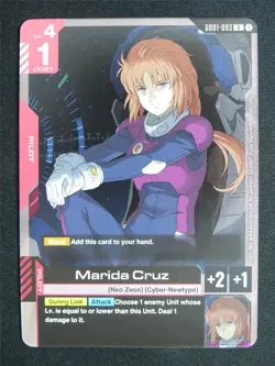 Marida Cruz GD01-093 R - Gundam Card #58R - Image 1