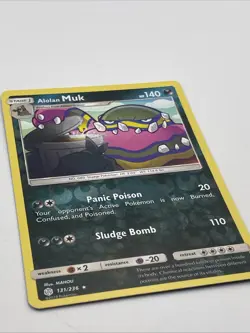 Alolan Muk 131/236 Cosmic Eclipse Reverse Holo Rare Pokemon Card - Image 2