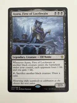 Ayara First of Locthwain MTG Magic the Gathering Card NM Near Mint ELD - Image 1