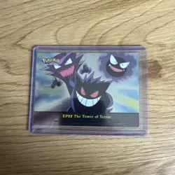 Pokemon Topps EP22 The Tower of Terror Series 2 Foil Holo Card Gengar 1999 LP - Image 1