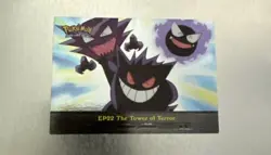 Pokemon Topps EP22 The Tower of Terror Series 2 Foil Holo Card Gengar 1999 LP - Image 2