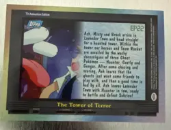 Pokemon Topps EP22 The Tower of Terror Series 2 Foil Holo Card Gengar 1999 LP - Image 3
