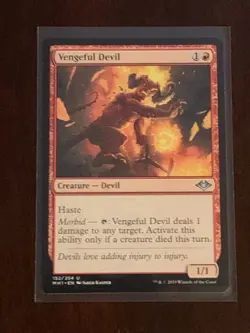Magic the Gathering Modern Horizons Vengeful Devil - Image 1