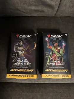 Commander Decks -Set of 2- Aetherdrift DFT MTG New Sealed - Image 1